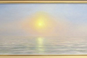"Mergus" õli, 2019. 92 x 47 cm. Hind 1200.-
