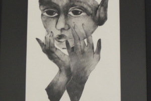 Yyhely-Halvin-Mustsostar-kuivnoel-2020.-51x72-cm